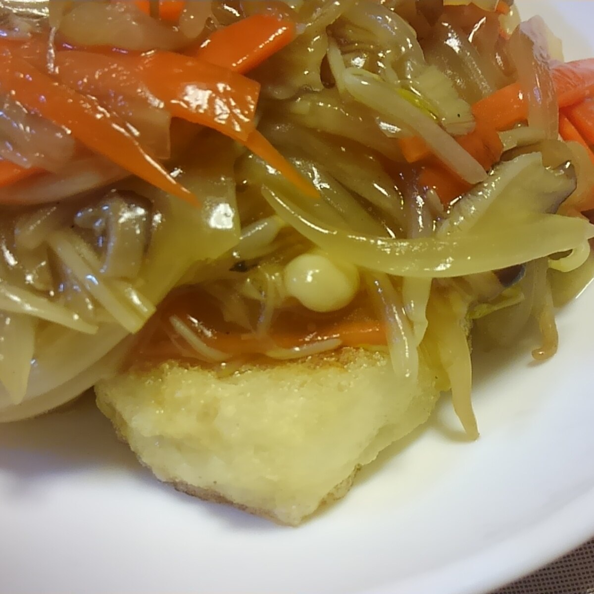 豆腐で満腹 節約 ダイエット 野菜あんかけ豆腐 レシピ 作り方 By 楽天サマサマ 楽天レシピ